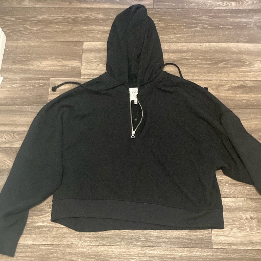 Black Hoodie with Zipper